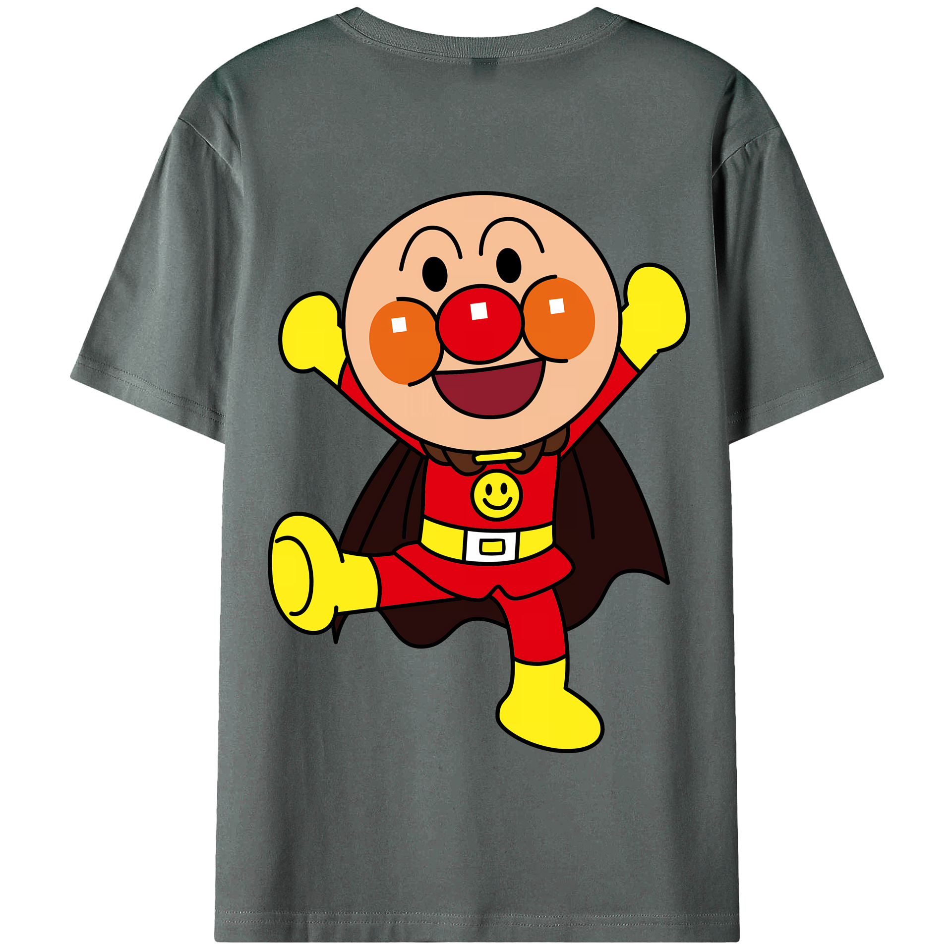 （画像用） アンパンマン Anpanman 綿100％半袖Tシャツ（背面プリント）